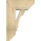 Ekena Millwork Olympic Slat Rough Sawn Bracket w/ Offset Brace, Douglas Fir, 8"W x 18"D x 26"H BKT0806X18X26OLY06RDF - alternate 4